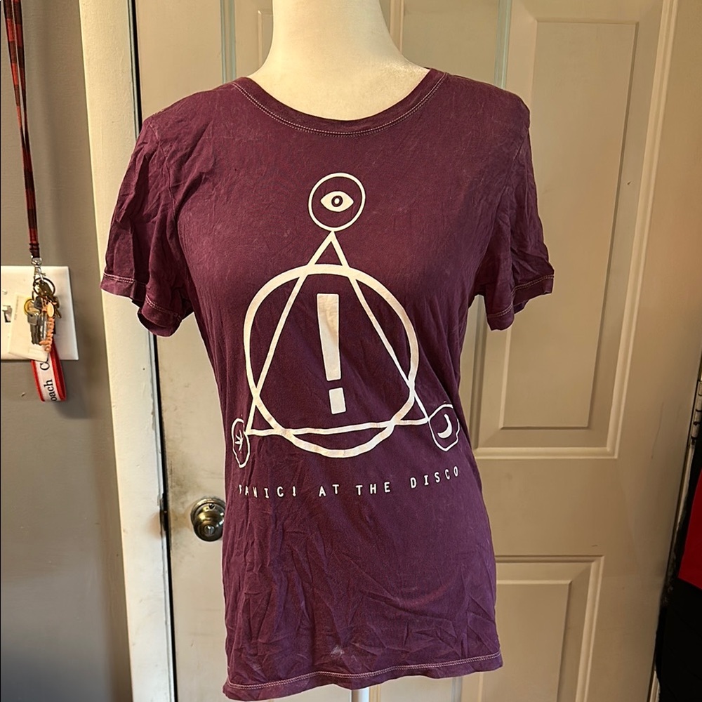 Panic at the Disco Fitted Crew Neck Short Sleeve Tee